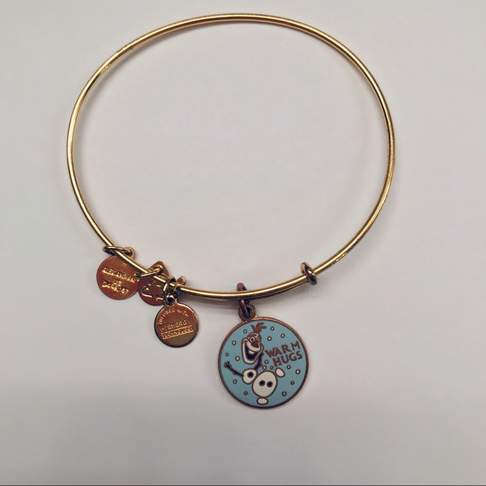 Alex and Ani Olaf warm hugs Bracelet Disney